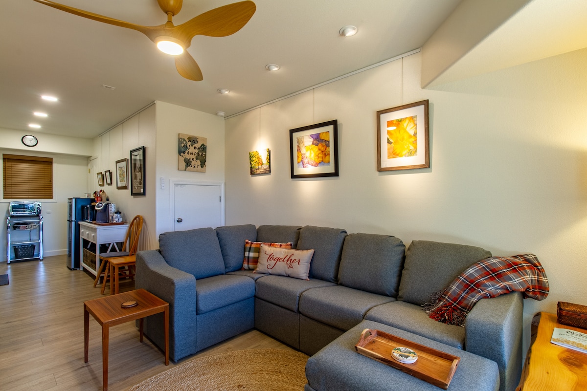 Brand new sectional for comfortable TV watching or conversation