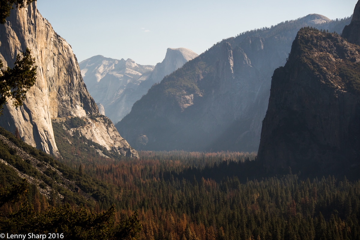 Yosemite Valley from Tunnel View, a bit over one hour from our home